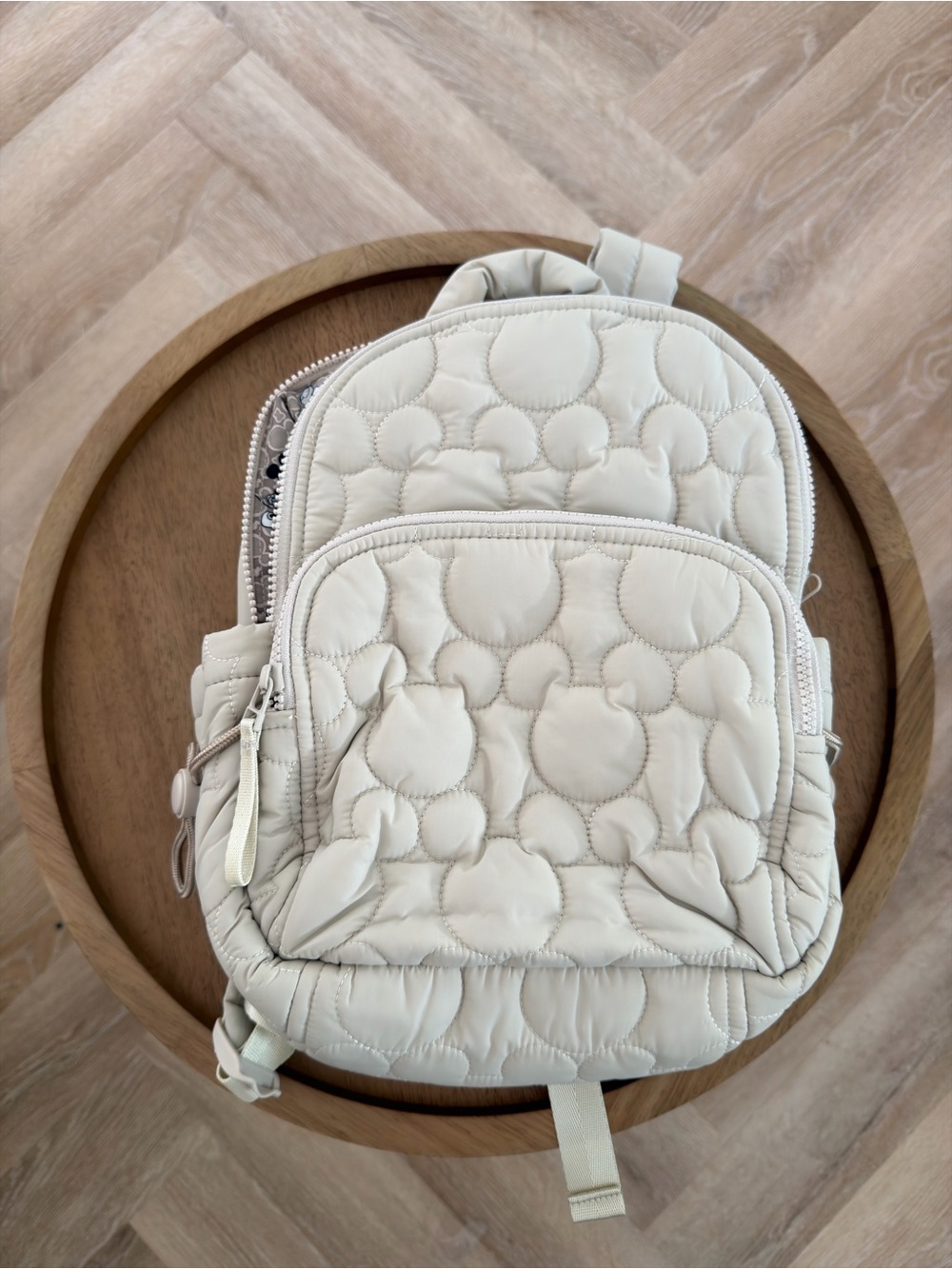 Vera Bradley Disney Small Banbury Backpack in Pumice Stone - Picture 2 of 7